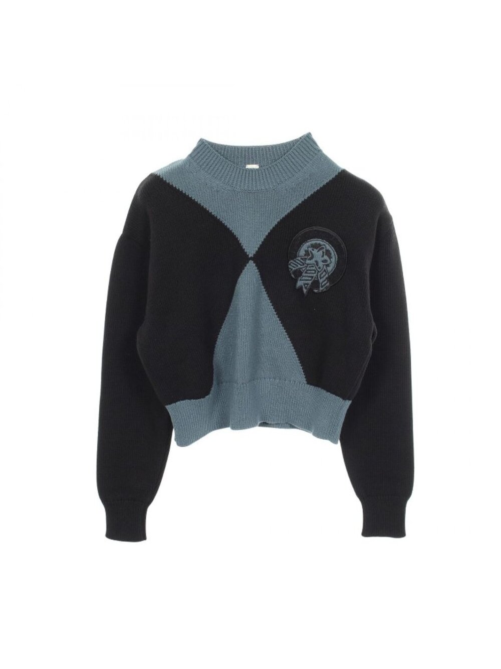 Hermes Knit Candy Libris Cropped Cotton Silk Sweater